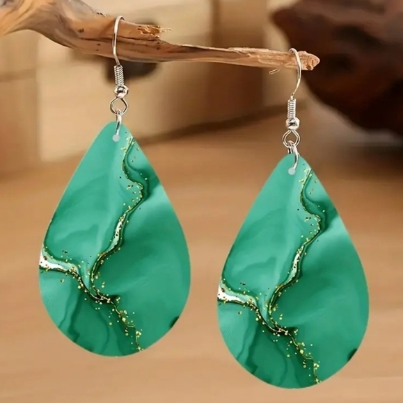 Boho Dangling Wooden Fashion Earrings - Picture 7 of 8